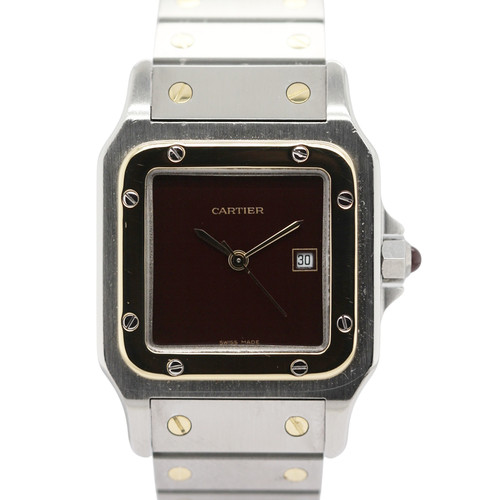 Cartier santos borgogna - santos, "borgogna"
