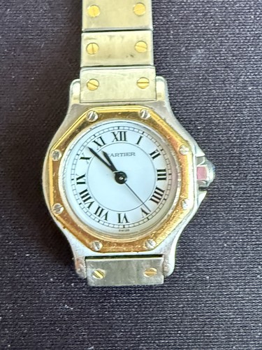Vintage cartier santos ronde - cartier,