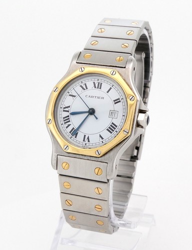 Cartier santos octagon 30mm - cartier,
